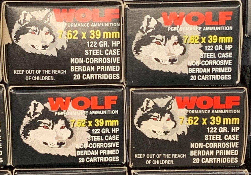 Wolf 7.62x39 mm , 122gr., HP, 20rds. -img-7
