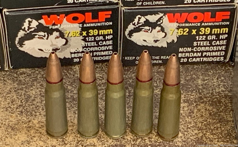 Wolf 7.62x39 mm , 122gr., HP, 20rds. -img-3
