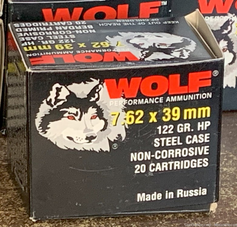 Wolf 7.62x39 mm , 122gr., HP, 20rds. -img-4
