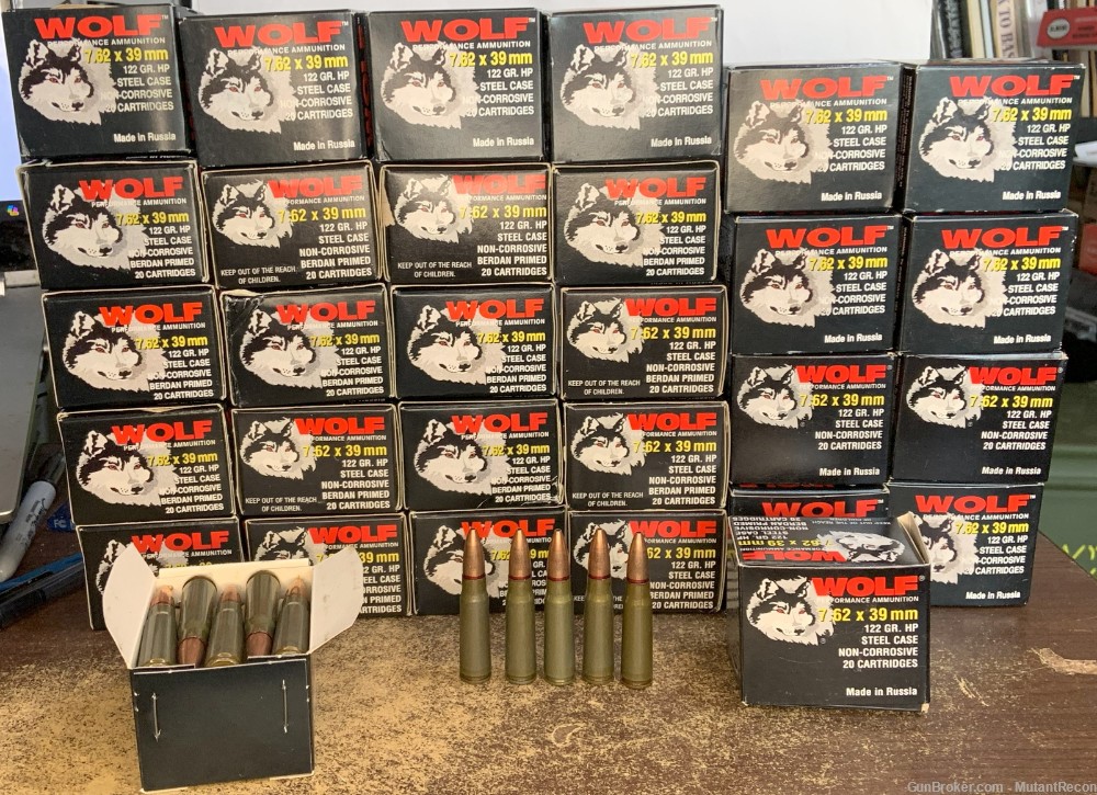 Wolf 7.62x39 mm , 122gr., HP, 20rds. -img-0
