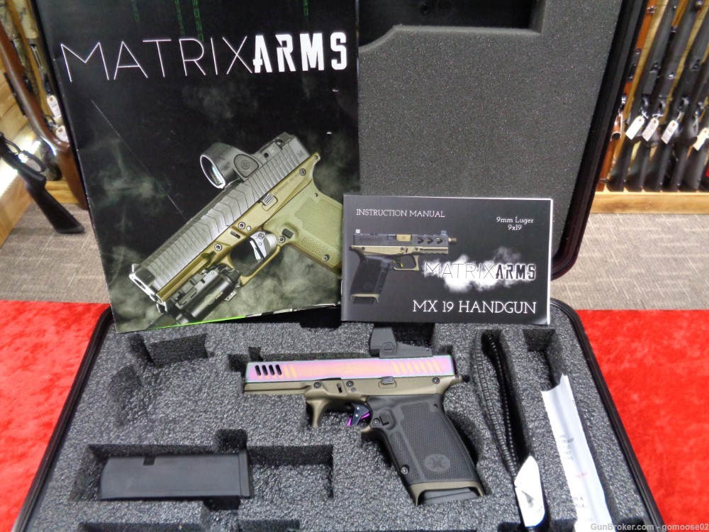 Matrix Arms MX19 RAINBOW MX Glock 19 Mag Green Dot Optic Match WE TRADE BUY-img-17