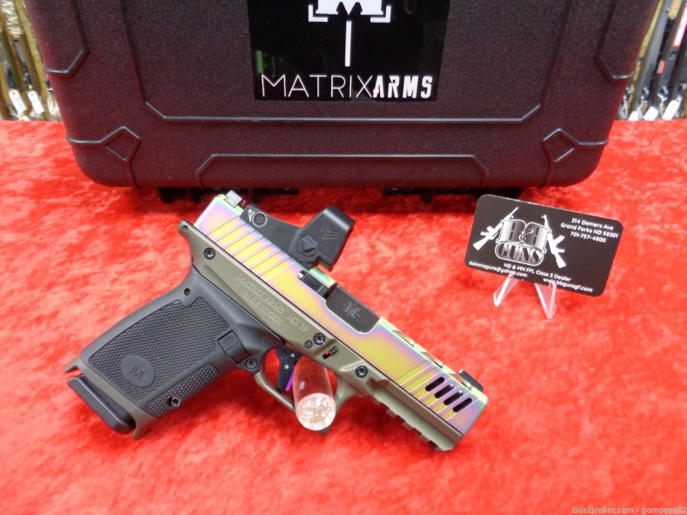 Matrix Arms MX19 RAINBOW MX Glock 19 Mag Green Dot Optic Match WE TRADE BUY-img-0