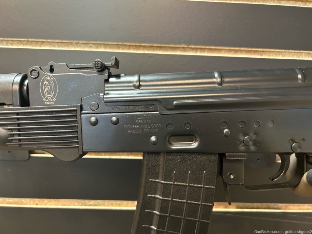 Pioneer Arms Hellpup 11.7" 5.56MM AK Pistol w/ One Magazine -img-2