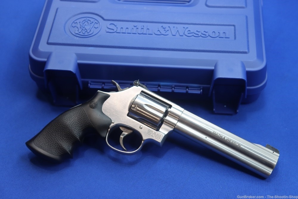Smith & Wesson Model 686 Revolver 357 MAGNUM Partridge Sight S&W 6" 150844 -img-0