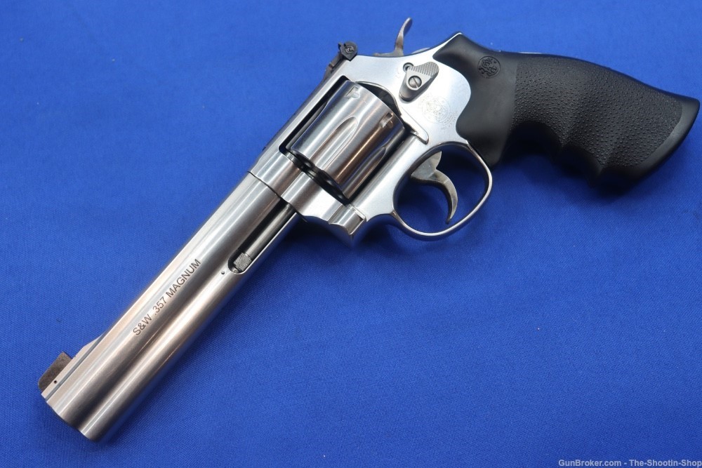 Smith & Wesson Model 686 Revolver 357 MAGNUM Partridge Sight S&W 6" 150844 -img-32