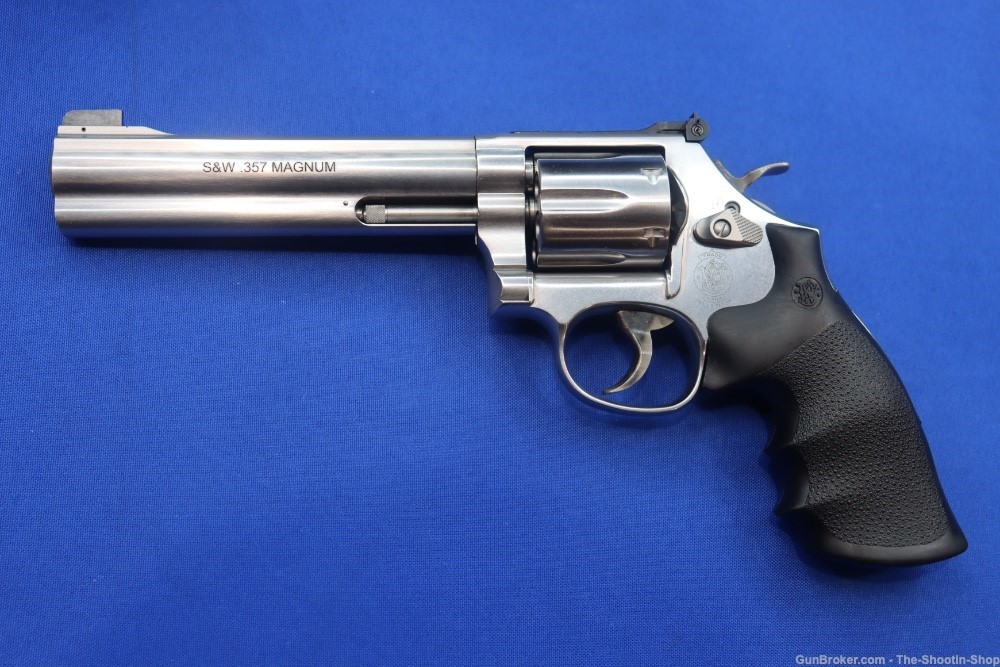 Smith & Wesson Model 686 Revolver 357 MAGNUM Partridge Sight S&W 6" 150844 -img-8
