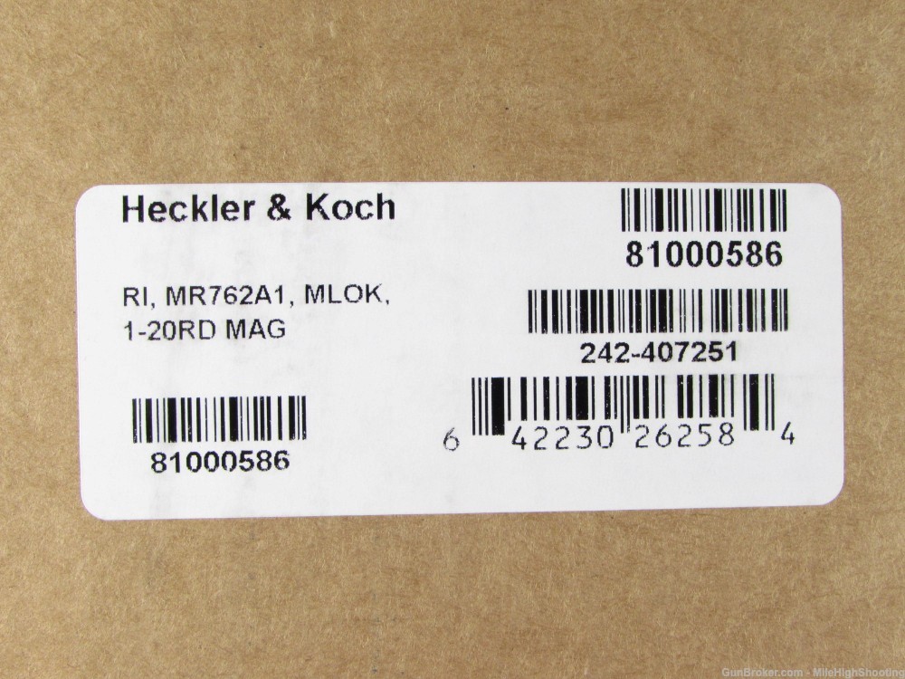 BLEM: Heckler & Koch HK MR762A1 Black 16.5" 7.62x51 w/ 1x 20-round 81000586-img-23