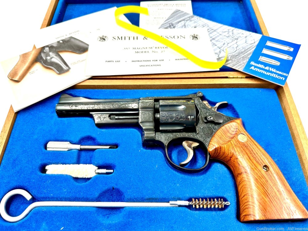 "GRAIL" Amazing 27-2 "A" Engraved 357 Magnum 5" Barrel (NEW OLD STOCK) 1979-img-5
