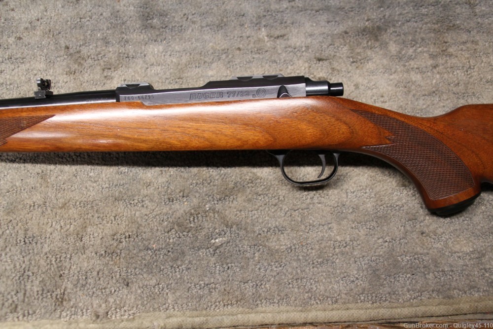 Ruger 77/22 22 LR Blue & Walnut With Sights -img-6