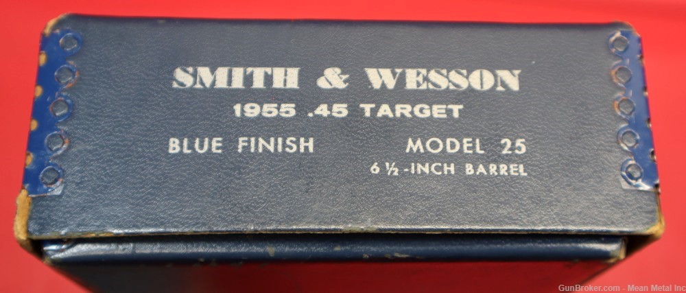Smith & Wesson model 1955 25-2 45ACP 6 1/2" Target *COLLECTORS GRADE* S&W  -img-38