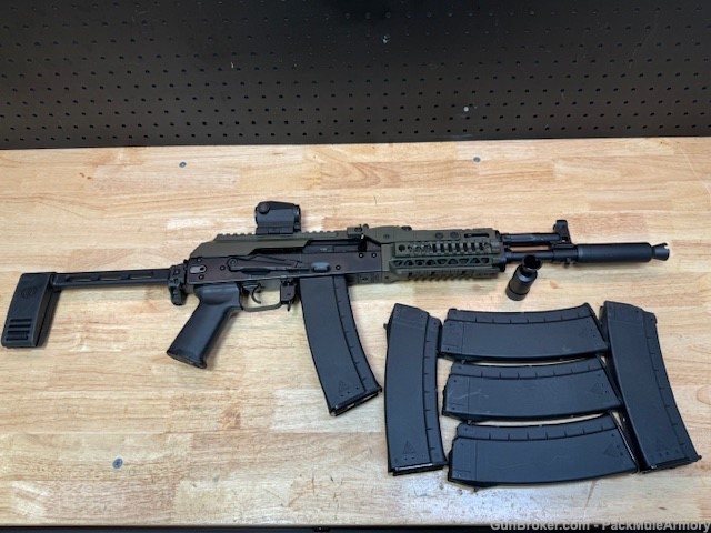 Custom PSA AK-102 5.56 + Midwest Alpha + 6 Mags + SIG Brace + Optic-img-0