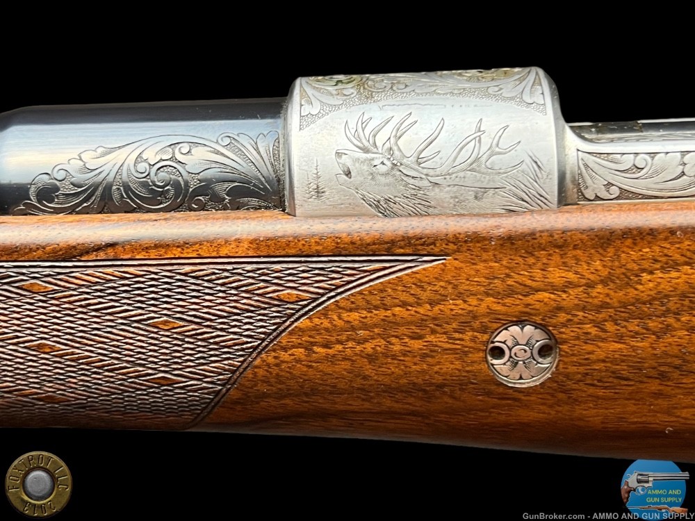 BROWNING FN HIGH POWER OLYMPIAN GRADE 375 H&H SIGNED - EUROPEAN GAME SCENE-img-26