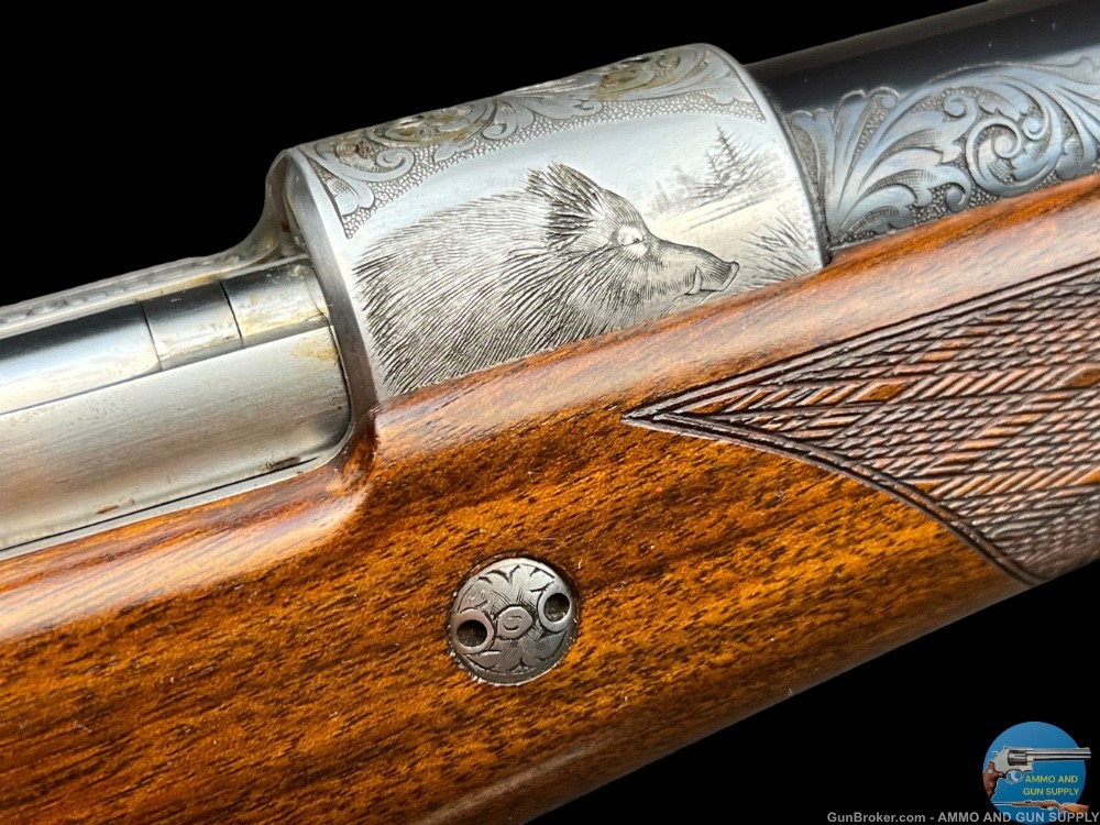 BROWNING FN HIGH POWER OLYMPIAN GRADE 375 H&H SIGNED - EUROPEAN GAME SCENE-img-40