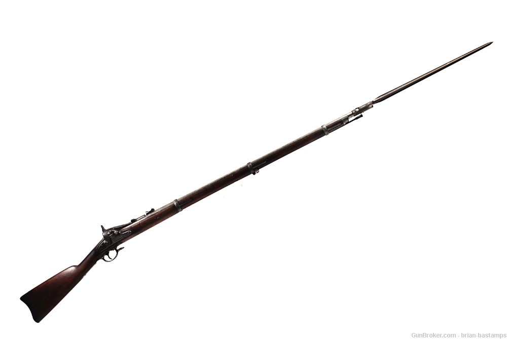 Springfield Armory 1866 Allin Conversion Rifle w/ Bayonet (Antique)-img-1