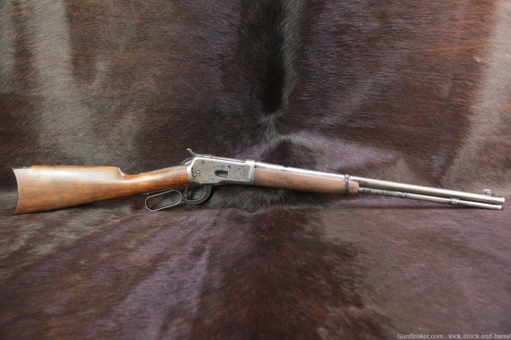 Winchester Model 92 SRC 1892 Carbine .32 WCF 20" Lever Action Rifle C&R-img-7