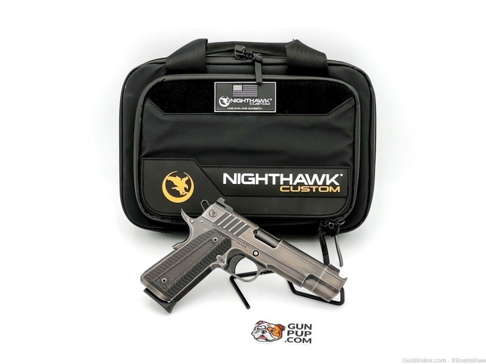 Nighthawk Custom FireHawk 1911 w/ Smoked Nitride 9mm Luger-img-0