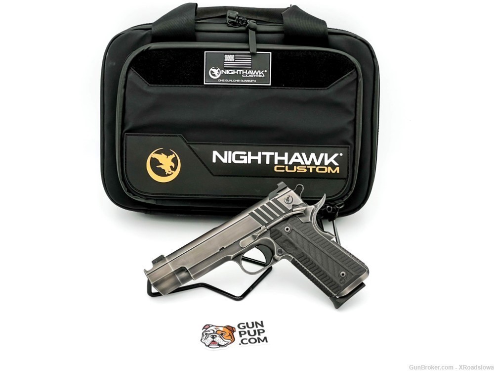 Nighthawk Custom FireHawk 1911 w/ Smoked Nitride 9mm Luger-img-1