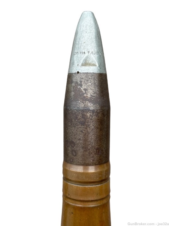 WW2 US inert 40mm US navy Gun Dummy ammo Round WWII inert mk1 mod 3 1942 mk-img-1
