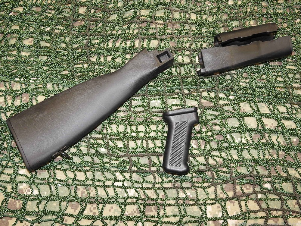  AK-47 /AK-74 Stamped Receiver Stock, Handguard, & Pistol Grip Set-img-0