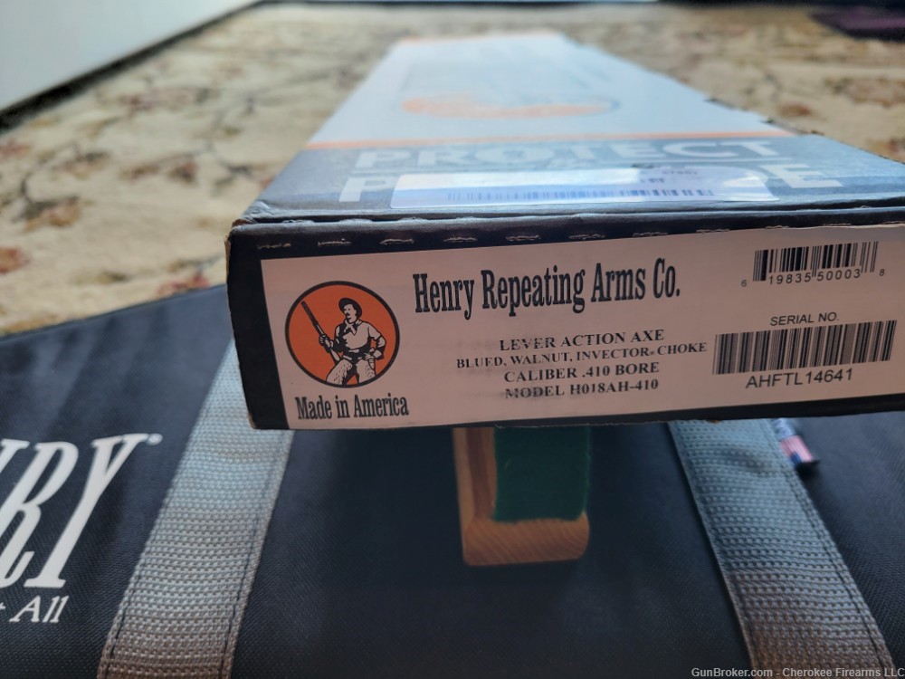 Henry Axe .410 Lever action shotgun w/ Henry Case. NIB-img-9