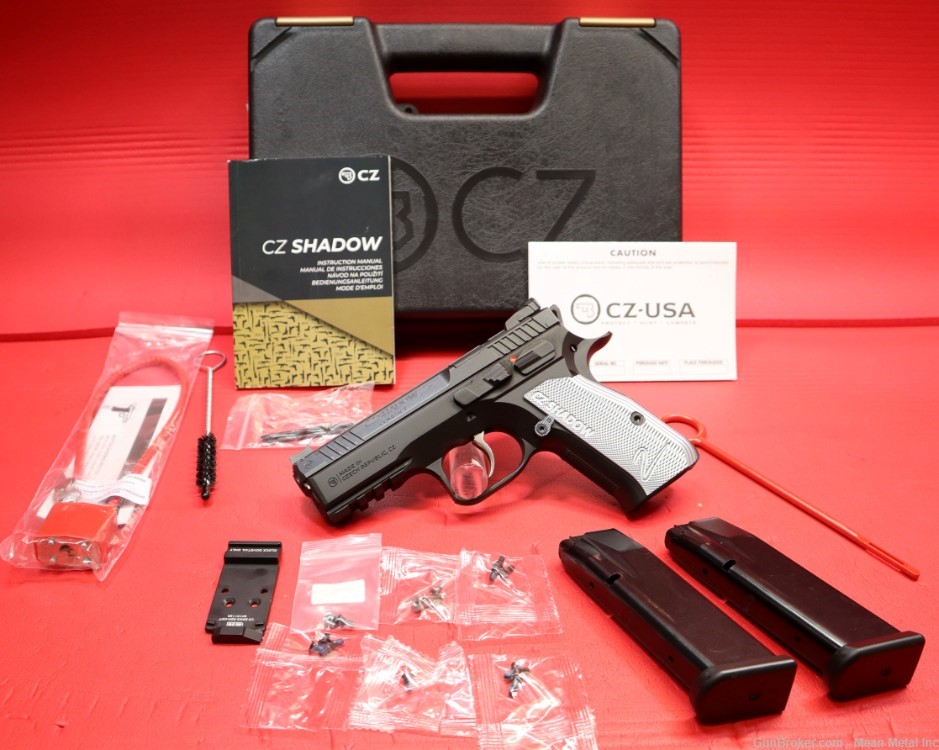 CZ Shadow 2 Compact 9mm 15rd Optic Ready PENNY START no reserve-img-1