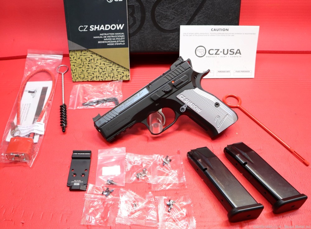 CZ Shadow 2 Compact 9mm 15rd Optic Ready PENNY START no reserve-img-2