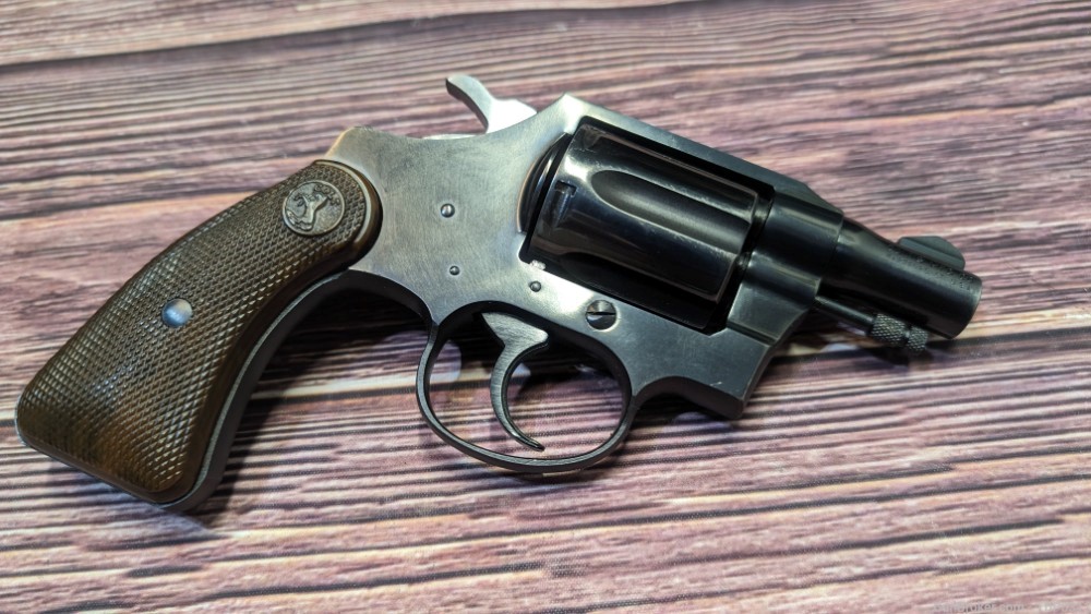  Colt Detective Special Revolver .38 Colt New Police 2" 1951 PENNY START-img-1