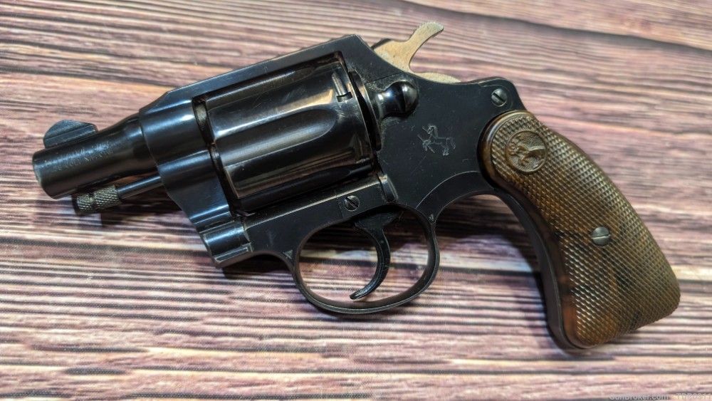  Colt Detective Special Revolver .38 Colt New Police 2" 1951 PENNY START-img-18