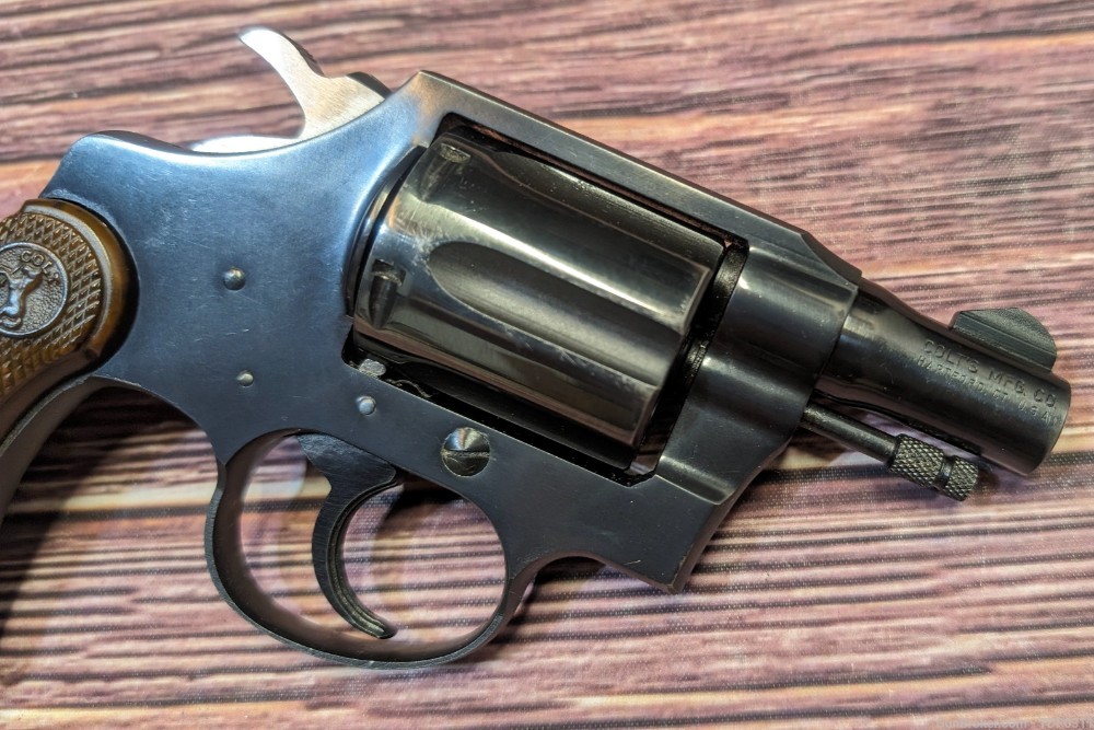  Colt Detective Special Revolver .38 Colt New Police 2" 1951 PENNY START-img-2