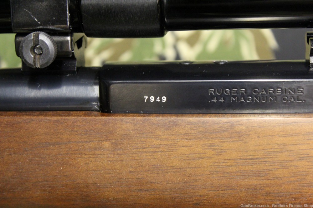 Ruger Carbine 44 Mag Early Model 1962 MFG Scope Excellent Shape-img-17