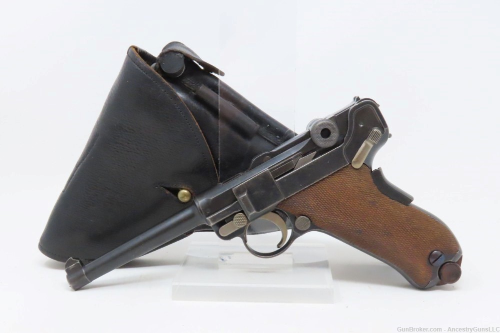 DWM BRAZILIAN Contract LUGER M1906 7.65x21mm Pistol C&R HOLSTER/TOOL-img-1