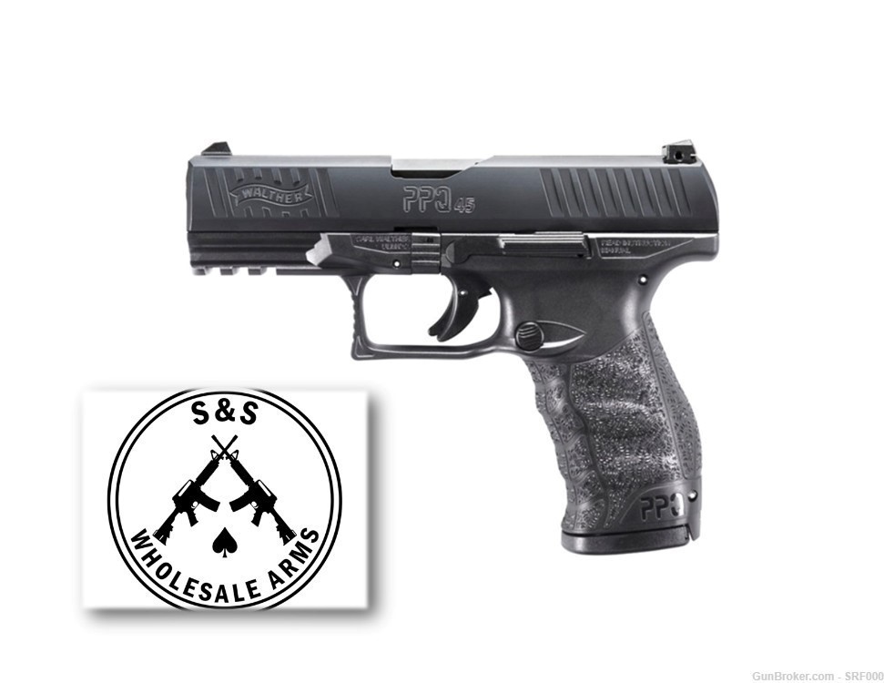 WALTHER ARMS PPQM 10+1 4" BLACK 45 ACP-img-0
