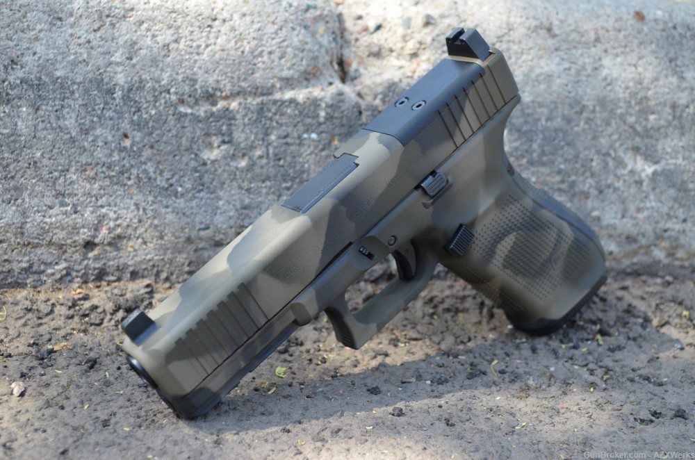 Glock 20 G5 MOS X-Werks EVL Camo Trijicon Sup Optic HT NS New Gen 5-img-0