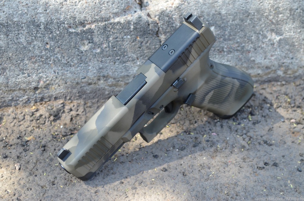 Glock 20 G5 MOS X-Werks EVL Camo Trijicon Sup Optic HT NS New Gen 5-img-3