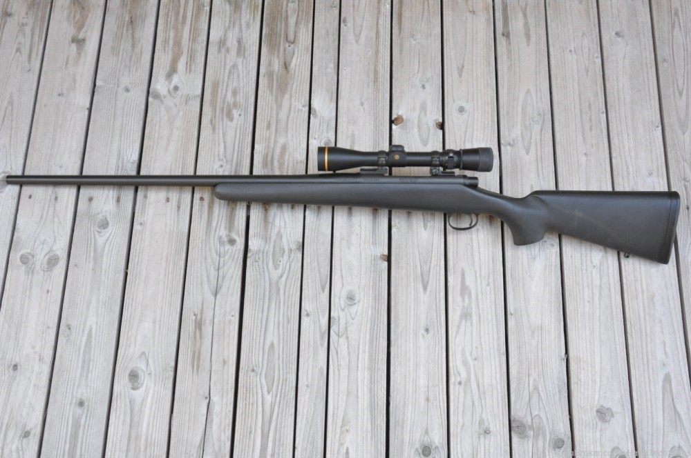 Custom Remington 700 BDL 338 Win Mag Shilen Match Barrel Leupold Vari-X III-img-1