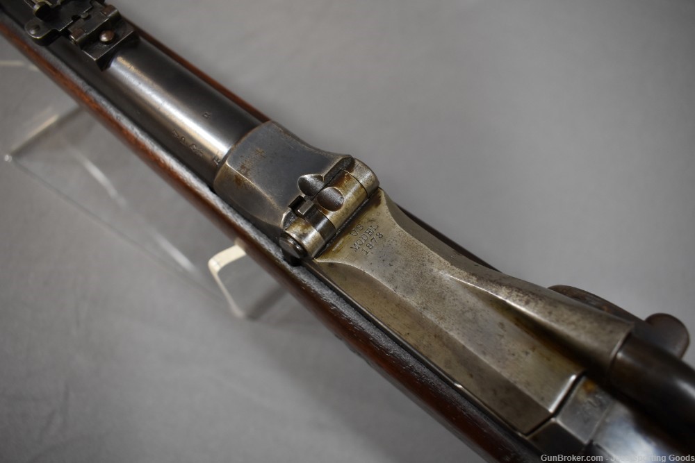 Antique U.S. Springfield Model 1878 - Single-Shot Rifle w/ Bayonet-img-17