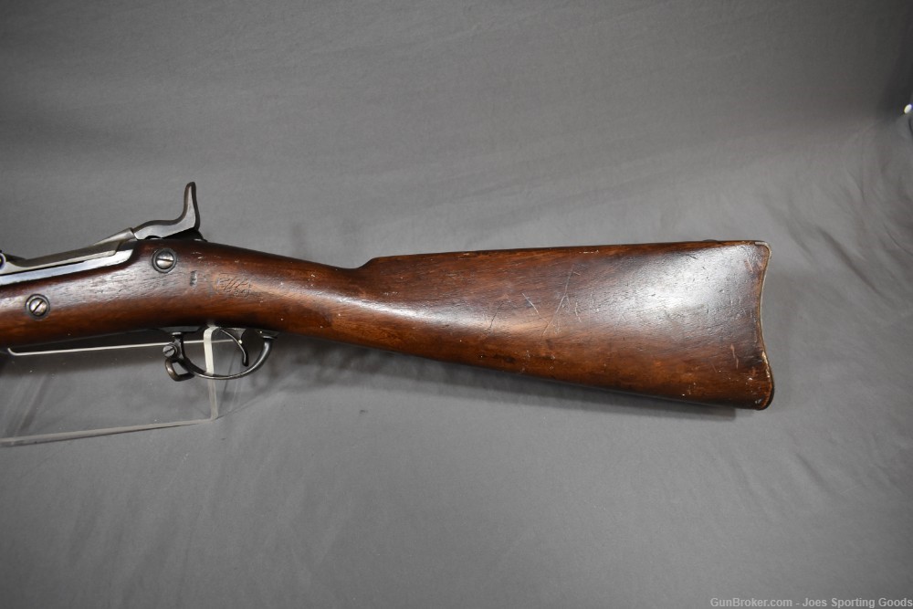 Antique U.S. Springfield Model 1878 - Single-Shot Rifle w/ Bayonet-img-9