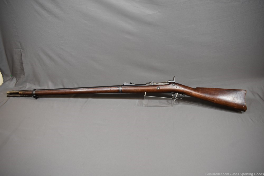 Antique U.S. Springfield Model 1878 - Single-Shot Rifle w/ Bayonet-img-6