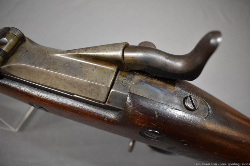 Antique U.S. Springfield Model 1878 - Single-Shot Rifle w/ Bayonet-img-19