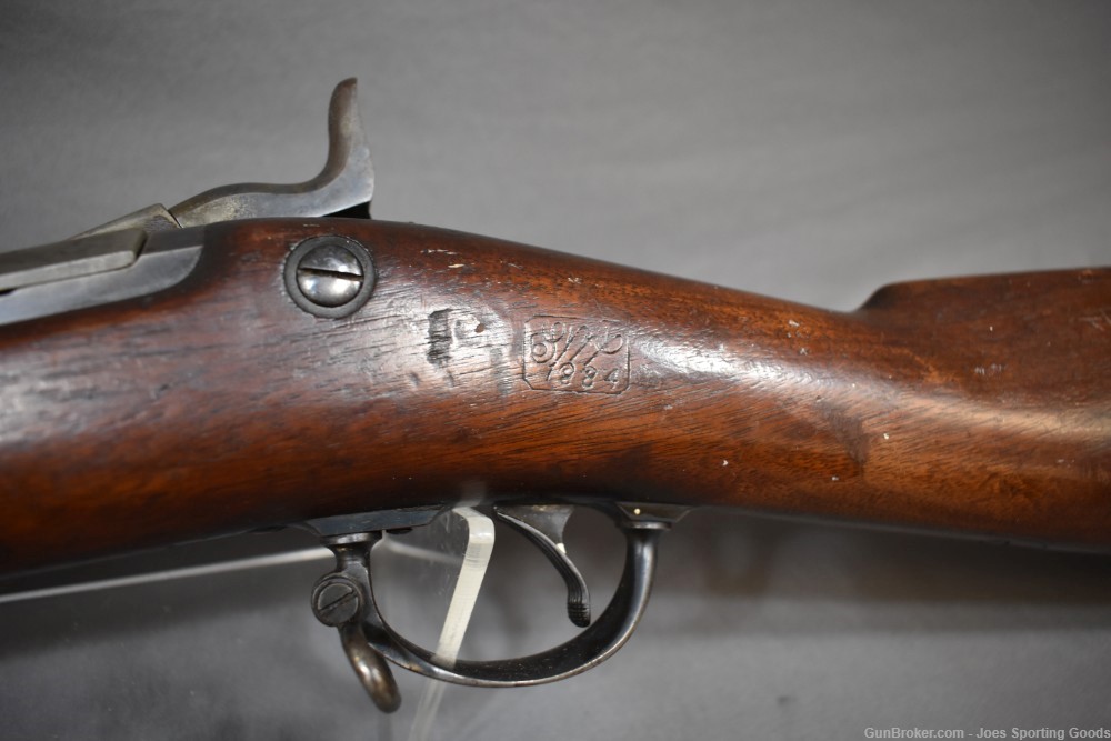 Antique U.S. Springfield Model 1878 - Single-Shot Rifle w/ Bayonet-img-10