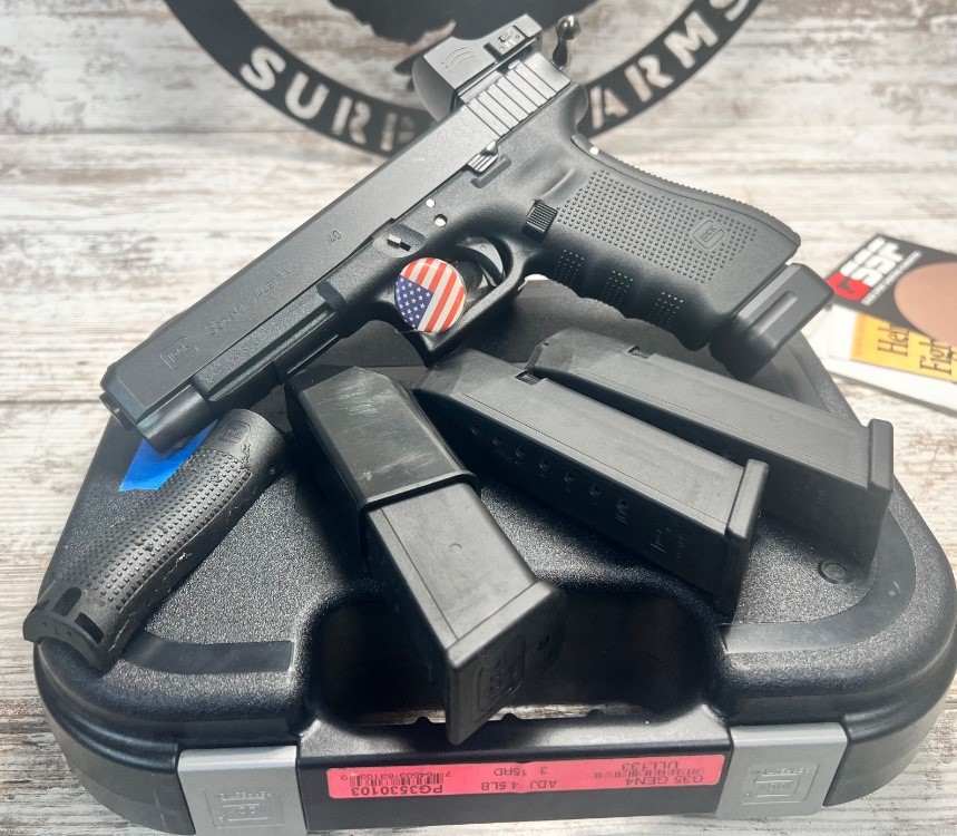 * Glock * G 35 * Gen 4 *  Four Mags * Burris Fastfire II  * 40 S&W * Box * -img-0