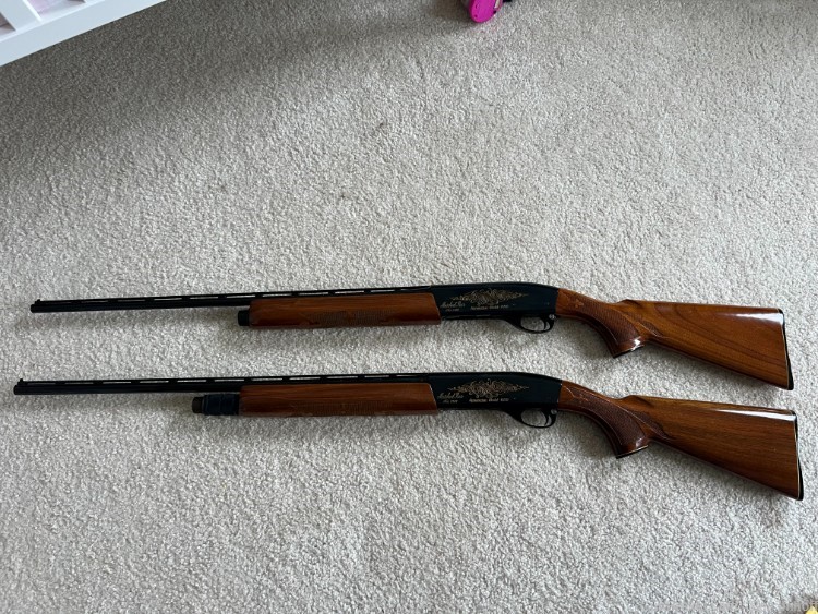 Remington 1100 Matched Pair 1201 28 Gauge & 410 25" Skeet barrel Shotguns-img-0