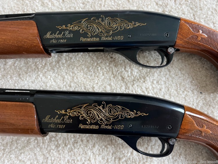 Remington 1100 Matched Pair 1201 28 Gauge & 410 25" Skeet barrel Shotguns-img-2
