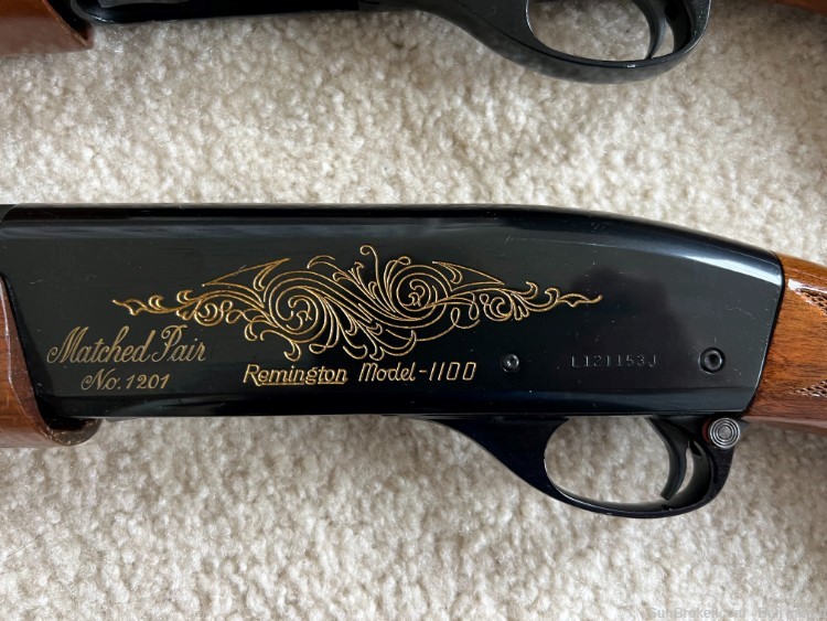 Remington 1100 Matched Pair 1201 28 Gauge & 410 25" Skeet barrel Shotguns-img-4