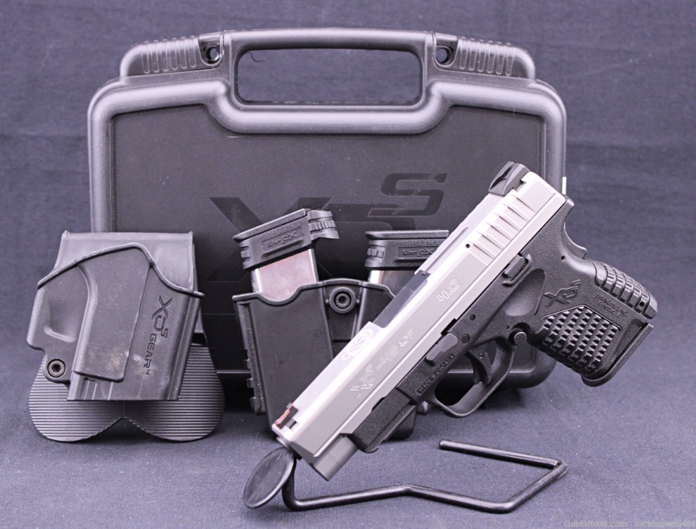 SPRINGFIELD XDS-45 4.0 .45 ACP 4” BBL 7+1 CAP 2 TONE W/ HOLSTER AND CASE-img-2