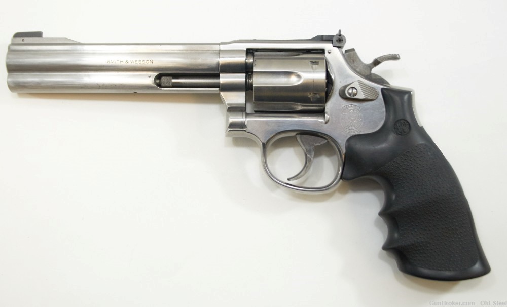 Smith And Wesson 617-1 22LR Target Revolver 6 Shots W/ Box, Target Hammer-img-8
