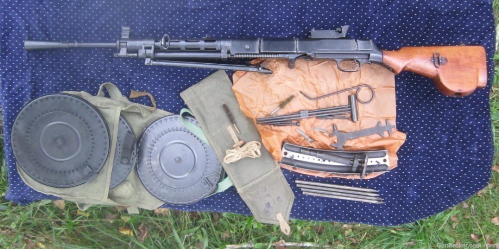 Poland DP28 kit, chromed barrel, Degtyaryov,monopod,3 pans,carrier,tools-img-33