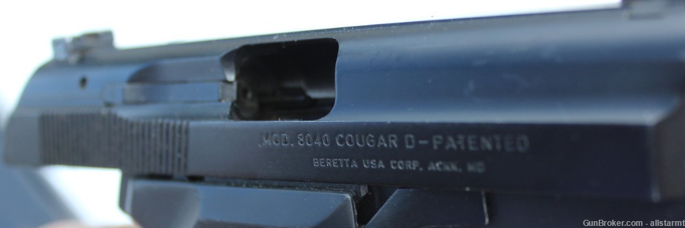 Beretta 8040 Cougar Utah Highway Patrol Marked In Box 3 Mags No Reserve $1 -img-11
