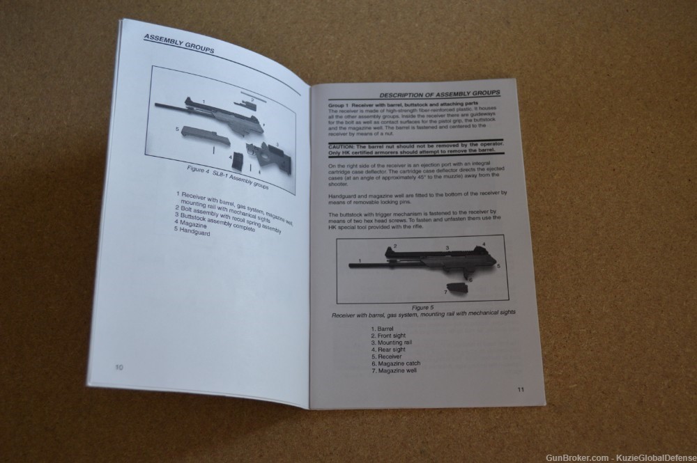 Heckler & Koch HK SL8-1 Operators Manual -img-1