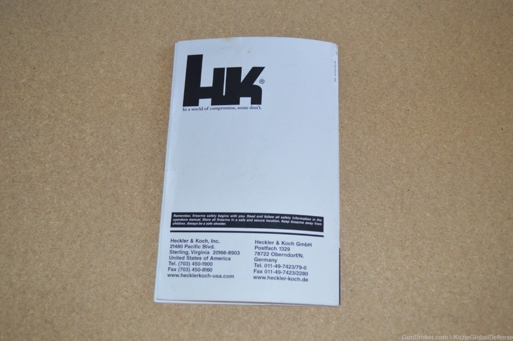 Heckler & Koch HK SL8-1 Operators Manual -img-2